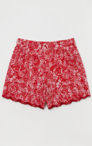 Short Rojo Floral