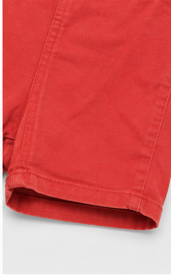 Short de Tiro Alto en Color Coral