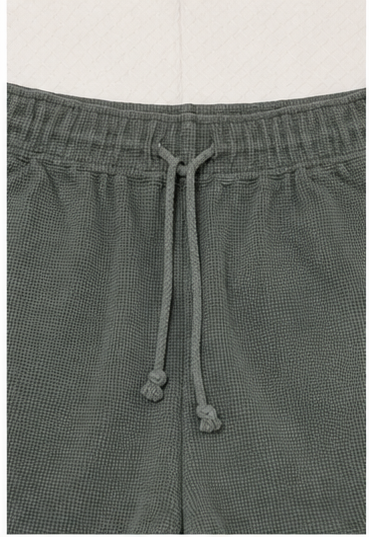 Short Texturizado con Cintura Elástica y Cordón Ajustable