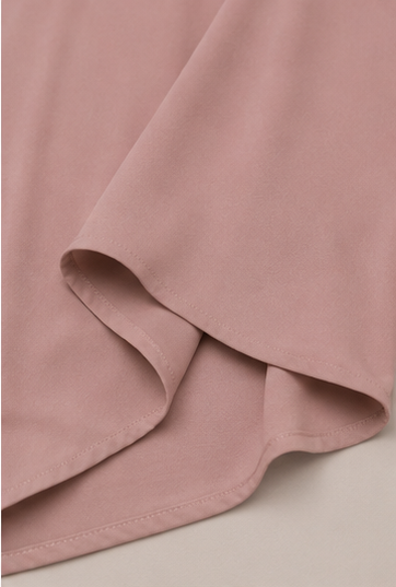 Blusa Elegante con Lazo al Cuello – Rosa Palo