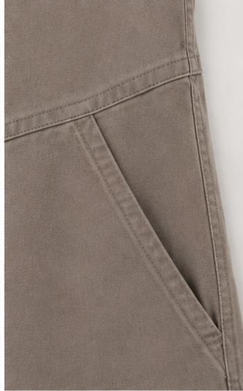 Vestido Línea A sin Mangas con Bolsillos – Taupe