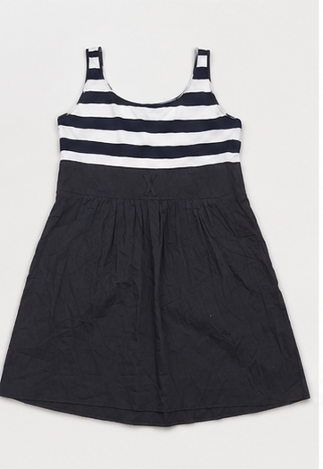 Vestido Casual de Tirantes con Rayas