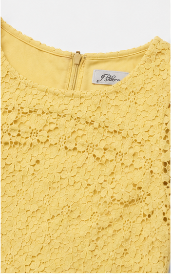 Vestido de Encaje Amarillo